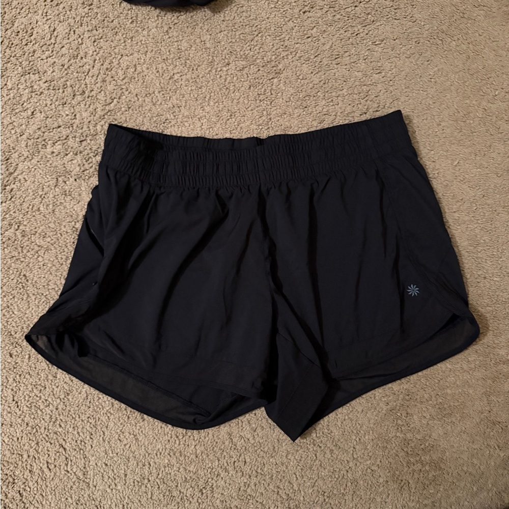 Athleta Black Racer Shorts